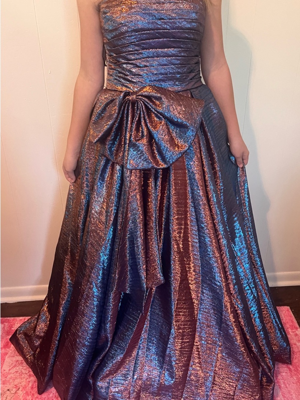 Womens Pageant/Prom Gown Dress with Bow